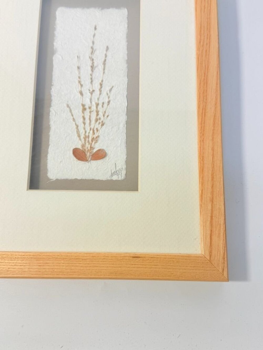 Wall Decor Handcrafted Floral Paper Art Vintage Sculptural Shadow Box Tiny Flowe - Picture 7 of 16
